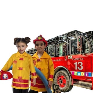 Foto 3 | Foto 3 | Traje de Bombero con Casco para Niñas y Niños