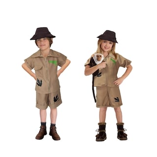 Foto 3 | Foto 3 | Disfraz de Explorador Jurásico Para Niñas Y Niños - Traje Cazador De Dinosaurios - Uniforme Exploradora