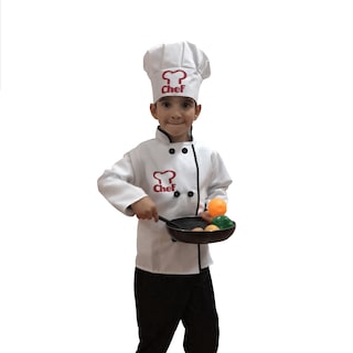 Foto 4 | Foto 4 | Traje de Chef Con Gorro - Disfraces De Cocinero Para Niñas Y Niños
