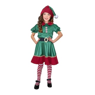 Foto 1 | Foto 1 | Disfraz Duenda Ayudante de Santa Claus para Navidad Y Pastorela