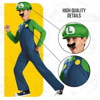 Foto 4 | Foto 4 | Disfraz Luigi Disguise Clasico para Niños Talla Mediana - Venta Internacional