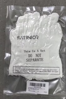 Foto 7 | Foto 7 | Guantes de Disfraz Satinior para Niños de Algodón Formales Blancos - Venta Internacional