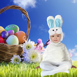 Foto 2 | Foto 2 | Disfraz de Conejo de Pascua con Orejitas Blanco