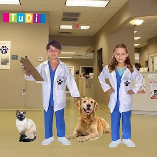 Foto 2 | Foto 2 | Disfraces De Doctores - Disfraz De Veterinario, Enfermero Y Doctor Para Niñas Y Niños - Uniforme Medicina Oficios y trabajos
