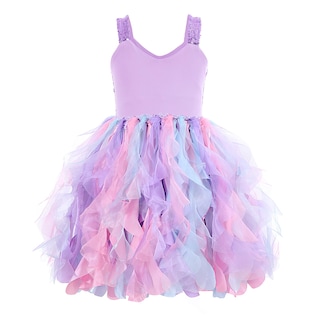 Foto 2 | Foto 2 | Vestido Tutú Suppromo de Tul Morado con Lentejuelas para Niñas - Venta Internacional