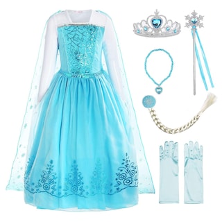 Foto 1 | Foto 1 | Vestido de Princesa con Lentejuelas para Niñas Costume Relibeauty 6 Azul Claro - Venta Internacional