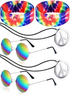 Foto 1 | Foto 1 | Set de Disfraz Frienda Hippie de los Años 60 - Venta Internacional