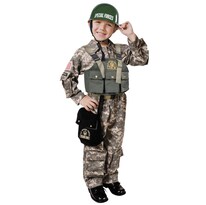 Disfraz Del Ejército De Dress-up-america Para Niños, Soldados, Niños (8-10 Años) - Venta Internacional.