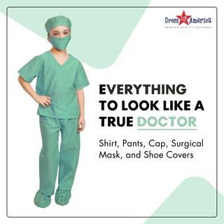 Foto 2 | Foto 2 | Costume Dress Up America Doctor Scrubs Para Niños - Venta Internacional.