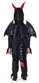 Foto 3 | Foto 3 | Disfraz De Dragón Dress Up America Para Niños, Negro (tamaño Grande) - Venta Internacional.
