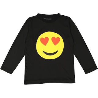 Foto 1 | Foto 1 | Camiseta Dress Up America Smiling Heart Face Para Niños, Color Negro - Venta Internacional.