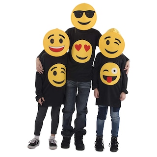 Foto 2 | Foto 2 | Camiseta Dress Up America Smiling Heart Face Para Niños, Color Negro - Venta Internacional.
