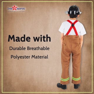 Foto 5 | Foto 5 | Disfraz De Bombero Estadounidense Para Niños Con Casco Y Acceso. - Venta Internacional.