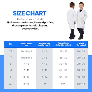 Foto 7 | Foto 7 | Bata De Laboratorio Dress Up America Kids, Unisex, Talla S, 4-6 - Venta Internacional.