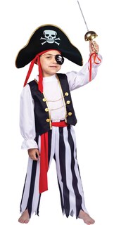 Foto 1 | Foto 1 | Disfraz De Pirata Dress Up America Para Niños Con Blusa, Pantalones Y Más - Venta Internacional.