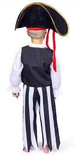 Foto 2 | Foto 2 | Disfraz De Pirata Dress Up America Para Niños Con Blusa, Pantalones Y Más - Venta Internacional.