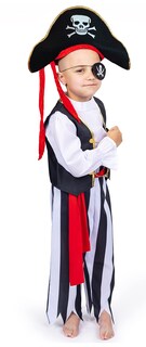 Foto 3 | Foto 3 | Disfraz De Pirata Dress Up America Para Niños Con Blusa, Pantalones Y Más - Venta Internacional.