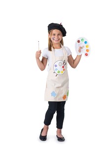 Foto 2 | Foto 2 | Disfraz De Artista De Dress Up America Para Niños Con Boina (tamaño Mediano) - Venta Internacional.