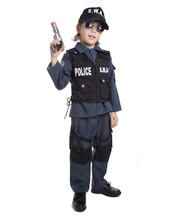Foto 1 | Foto 1 | Set De Disfraces Para Niños Swat Police Officer Dress Up America - Venta Internacional.