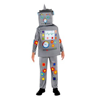 Foto 1 | Foto 1 | Disfraz De Robot Estadounidense Dress Up Para Niños Con Mono, Túnica Y Sombrero - Venta Internacional.