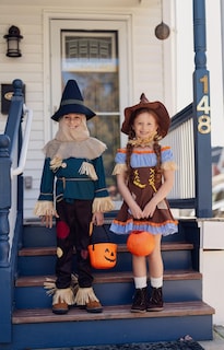 Foto 4 | Foto 4 | Disfraz De Espantapájaros Dress Up America Para Niños, Conjunto De Calabaza - Venta Internacional.