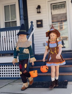 Foto 5 | Foto 5 | Disfraz De Espantapájaros Dress Up America Para Niños, Conjunto De Calabaza - Venta Internacional.