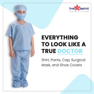 Foto 2 | Foto 2 | Costume Dress Up America Doctor Scrubs Para Niños - Venta Internacional.