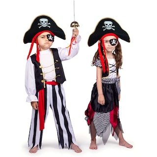 Foto 5 | Foto 5 | Disfraz De Pirata Dress Up America Buccaneer Para Niñas Y Niños - Venta Internacional.