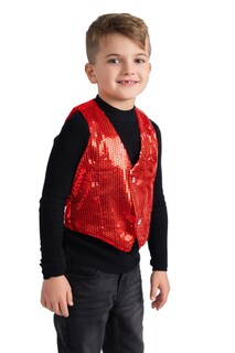 Foto 2 | Foto 2 | Chaleco De Lentejuelas Dress Up America Para Niños, Disfraz De Fiesta - Venta Internacional.