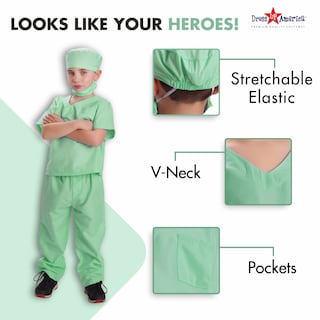 Foto 3 | Foto 3 | Costume Dress Up America Doctor Scrubs Para Niños - Venta Internacional.