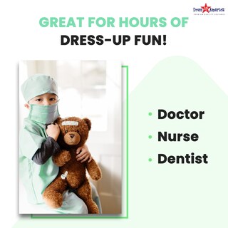 Foto 6 | Foto 6 | Costume Dress Up America Doctor Scrubs Para Niños - Venta Internacional.