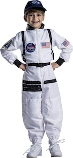 Foto 1 | Foto 1 | Disfraz De Astronauta Estadounidense De La Nasa Para Niños, Color Blanco - Venta Internacional.