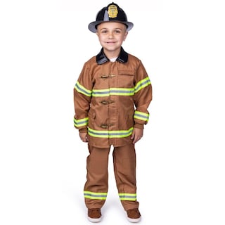 Foto 1 | Foto 1 | Disfraz De Bombero Estadounidense Para Niños Con Casco Y Acceso. - Venta Internacional.