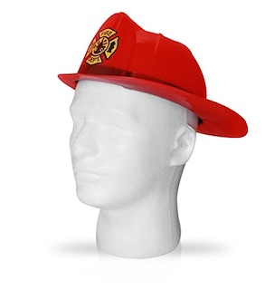 Foto 4 | Foto 4 | Casco De Bombero Dress Up America Fireman Para Adulto, Rojo - Venta Internacional.