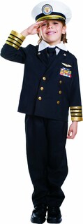 Foto 1 | Foto 1 | Costume Dress Up America Navy Admiral, Talla Mediana 8 A 10, Azul - Venta Internacional.