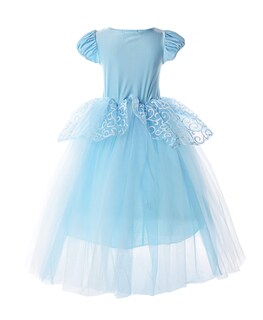 Foto 3 | Foto 3 | Vestido De Princesa Costume Jerrisapparel Para Niñas, Azul Con Accesorios - Venta Internacional.