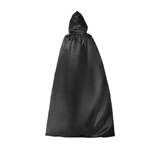 Foto 3 | Foto 3 | Halloween Capa Con Capucha Bata Disfraces De Cosplay Mago Altura Para 140-180cm Negro