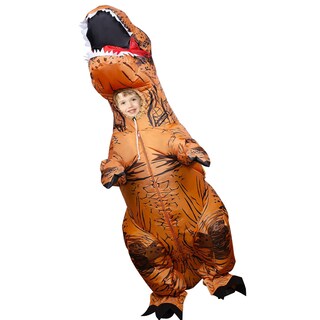 Foto 1 | Foto 1 | Disfraz Inflable De Dinosaurio T-rex Para Niños, Lulu Home, 2 M, Marrón - Venta Internacional.