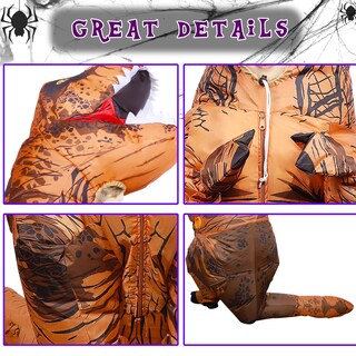 Foto 4 | Foto 4 | Disfraz Inflable De Dinosaurio T-rex Para Niños, Lulu Home, 2 M, Marrón - Venta Internacional.