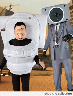 Foto 6 | Foto 6 | Disfraz Neca Skibidi Para Inodoro, Divertido, Para Niños, Tamaño Mediano - Venta Internacional.