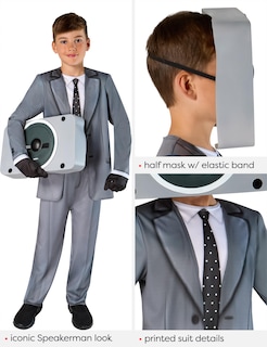 Foto 3 | Foto 3 | Disfraz Neca Skibidi Con Altavoz Para Inodoro, Divertido, Para Niños Grandes - Venta Internacional.