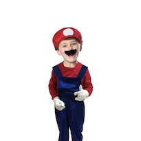 Cosplay De Fontanero - Disfraz De Halloween - Disfraces Mario Luigi Personajes - Trajes Para Niñas Y Niños