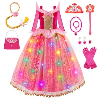Foto 1 | Foto 1 | Vestido De Princesa Meland Light Up Para Niñas De 3 A 10 Años - Venta Internacional.