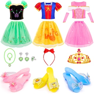 Foto 1 | Foto 1 | Ropa De Vestir Princess Up Meland Para Niñas De 3 A 8 Años Con Juguetes - Venta Internacional.