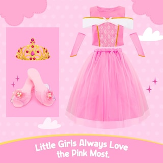 Foto 4 | Foto 4 | Ropa De Vestir Princess Up Meland Para Niñas De 3 A 8 Años Con Juguetes - Venta Internacional.