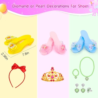 Foto 5 | Foto 5 | Ropa De Vestir Princess Up Meland Para Niñas De 3 A 8 Años Con Juguetes - Venta Internacional.