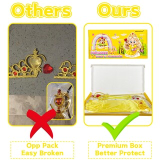 Foto 2 | Foto 2 | Set De Accesorios De Disfraces De Princesa Miss Fantasy Para Niñas - Venta Internacional.
