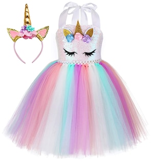 Foto 1 | Foto 1 | Vestido de Princesa Tutu Dreams Unicorn para Niñas de 5 A 6 Años - Venta Internacional