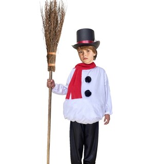 Foto 1 | Foto 1 | Disfraz Muñeco De Nieve Con Sombrero - Disfraces De Navidad Para Niñas Y Niños - Vestuario Mono De Nieve - Traje Navideño
