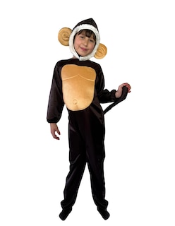 Foto 1 | Foto 1 | Disfraz De Animales De La Primavera Changuito Y Changuita - Disfraces De Mono Para Niñas Y Niños - Traje De Chango